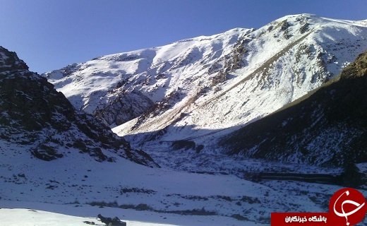 تصاویری دیدنی از کوهستان برفی &laquo;گرمابدر&raquo;