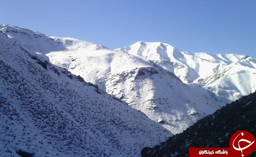 تصاویری دیدنی از کوهستان برفی &laquo;گرمابدر&raquo;