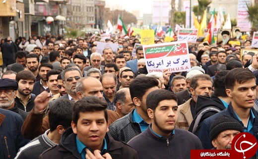راهپیمایی مردم انقلابی سمنان علیه آشوبگران به روایت تصویر