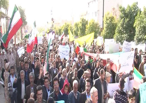 راهپیمایی مردم فارس بر ضد فتنه گران + تصاویر