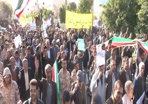 راهپیمایی مردم فارس بر ضد فتنه گران + تصاویر