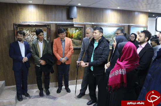نخستین نمایشگاه دائمی هنرمندان افغانستانی در تهران افتتاح شد + تصاویر
