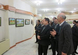 افتتاح نمایشگاه نقاشی در شهرکرد