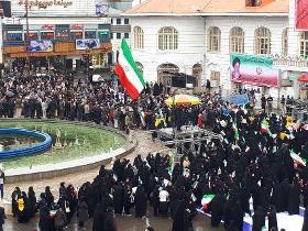 آغاز راهپیمایی گیلانیان ولایت مدار