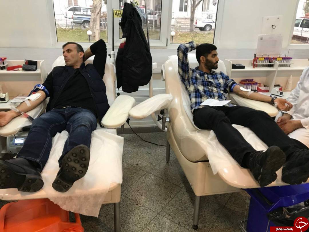 حضور 3 چهره مطح فوتبال در مرکز اهدای خون تهران