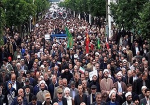 راهپیمایی مردم غیور کنارک در محکوم کردن اغتشاشات اخیر در کشور