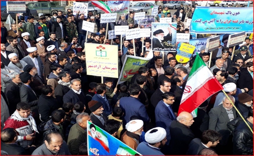 راهپیمایی مردمی گلستانی&zwnj;ها علیه اغتشاشگران+تصاویر