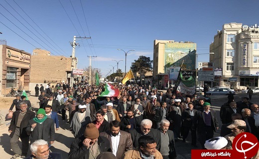 خروش انقلابی مردم شهرستان&zwnj;های استان یزد علیه فتنه گران