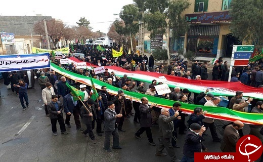 خروش انقلابی مردم شهرستان&zwnj;های استان یزد علیه فتنه گران