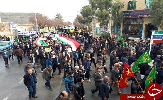 خروش انقلابی مردم شهرستان&zwnj;های استان یزد علیه فتنه گران