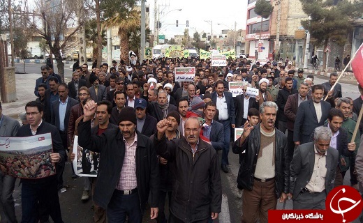 خروش انقلابی مردم شهرستان&zwnj;های استان یزد علیه فتنه گران