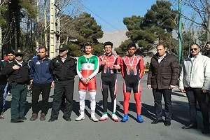 جمشیدیان قهرمان دوچرخه‌سواری تایم تریل جوانان کشور شد