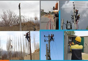 احداث 16 ایستگاه هوایی توزیع برق در بسطام