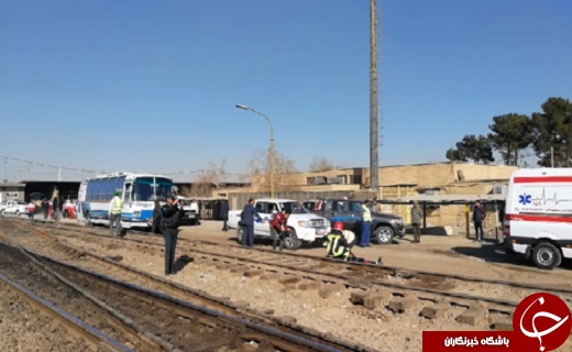 مانور جمع آوری سانحه خروج از قطار در یزد