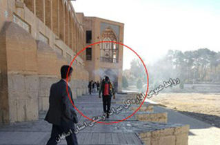 آتش‌سوزی در پل خواجو جزیی بود