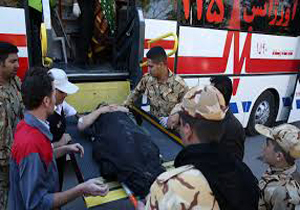 بی احتیاطی راننده ولوو در بجنورد حادثه ساز شد