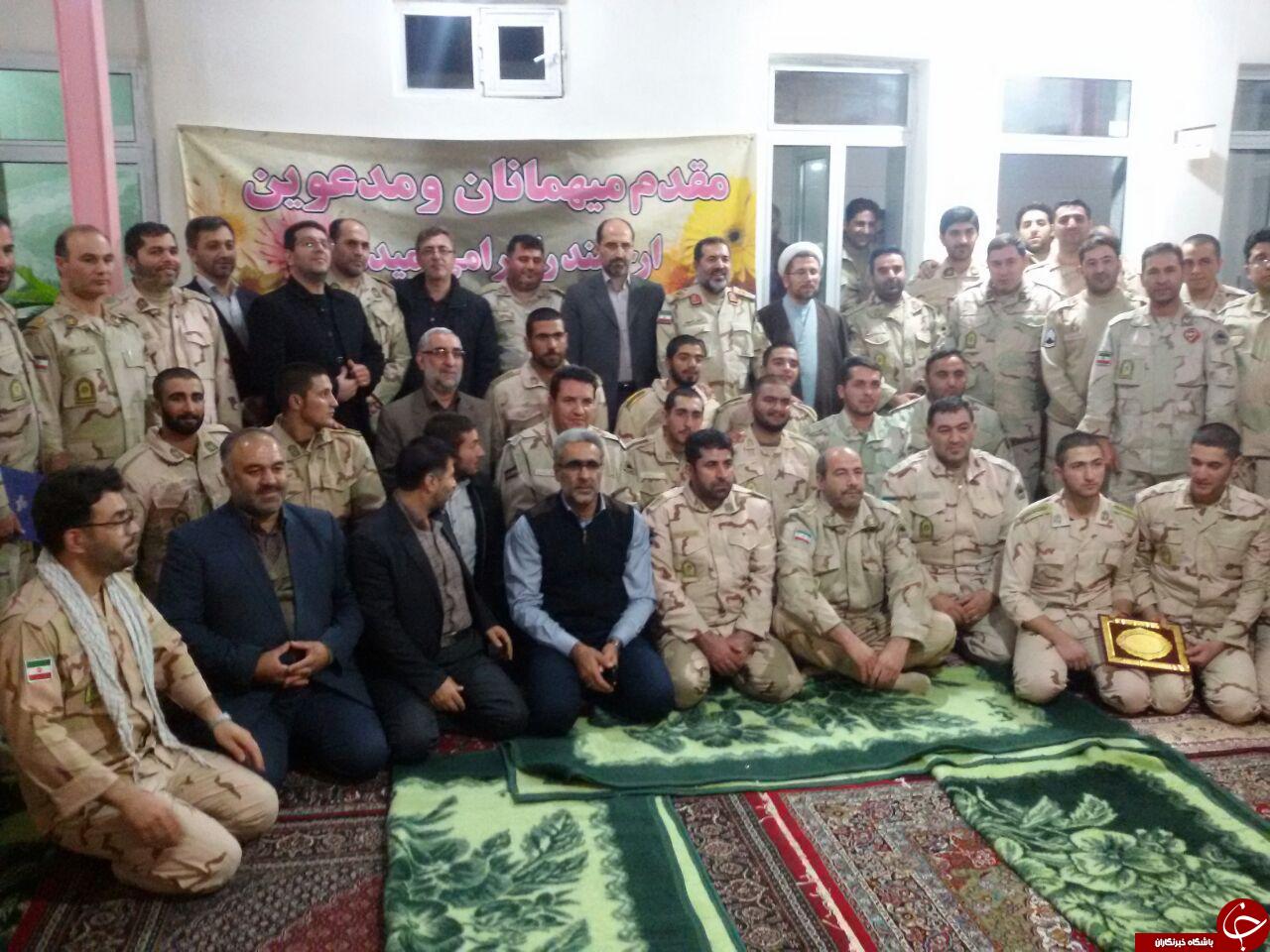 دیدار مدیرکل  صدا و سیمای مرکز آذربایجان غربی با نیروهای مرزبانی در مناطق صفر مرزی استان+تصاویر