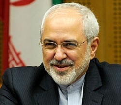 تبریک سال نو میلادی توسط ظریف+ عکس