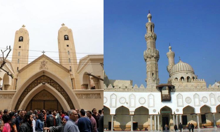 الازهر و کلیسای مصر بر جنگ تمام عیار با تروریسم تاکید کردند