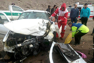 حوادث جاده‌ای اصفهان در صدر خدمات امدادی هفته اخیر امدادگران هلال احمر