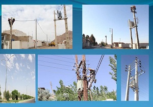 احداث بیش از دو هزار متر کابل خودنگهدار در آرادان
