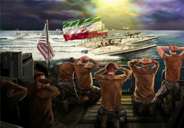 دریادار فدوی: مقتدرتر از قبل و از زمان دستگیری تفنگداران شیطان بزرگ -آمریکا- در حال انجام تکلیف هستیم