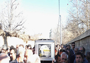 تشییع و تدفین پیکر پدر شهیدان شیخی