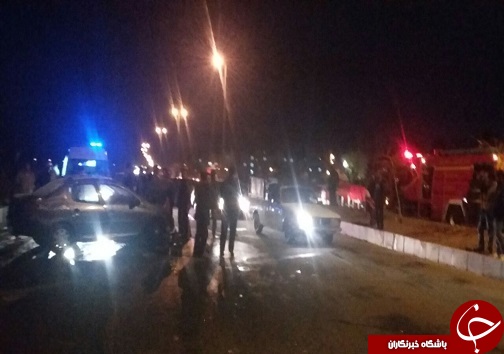 وقوع ۲ حادثه در یک زمان / آتش&zwnj;نشانان وارد عمل شدند