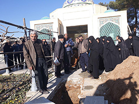 وداع با شکوه با عالم عامل