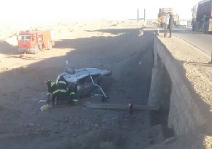 محور یزد بافق حادثه آفرید