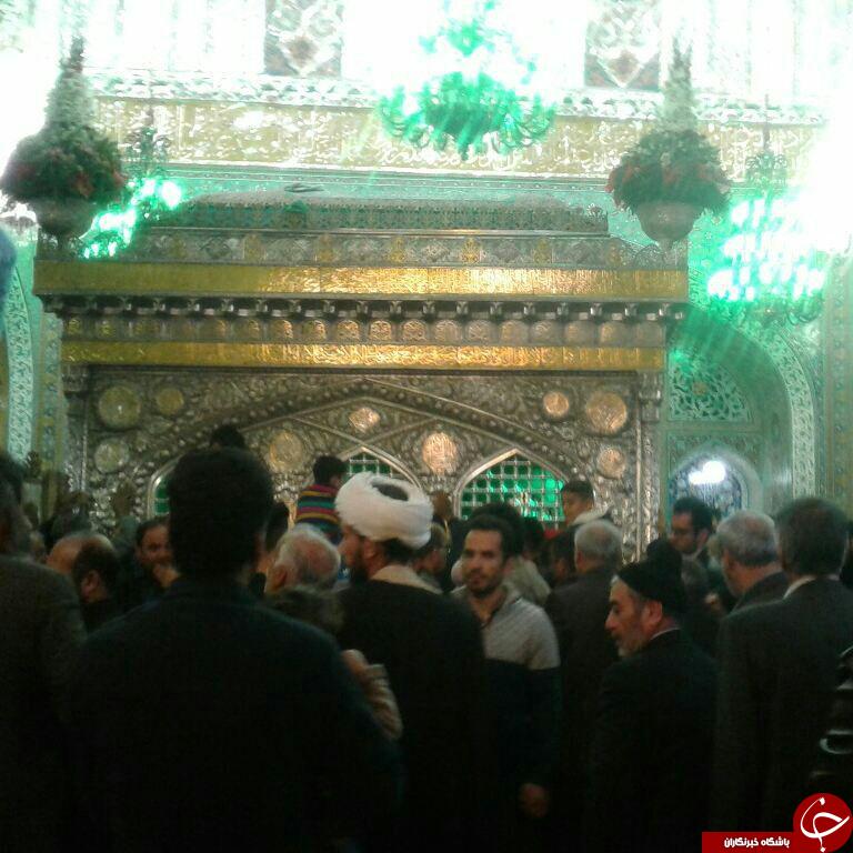 حال و هوای زائران در بارگاه ملکوتی امام رضا (ع) + فیلم و تصاویر