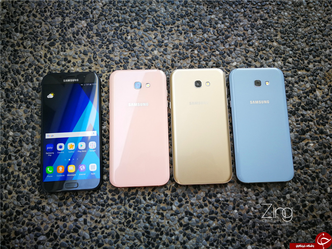 مقایسه گوشی Huawei mate 10 lite و  گوشی گلکسی A7 مدل 2017