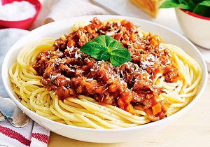 طرز تهیه اسپاگتی با سس بلونز+عکس