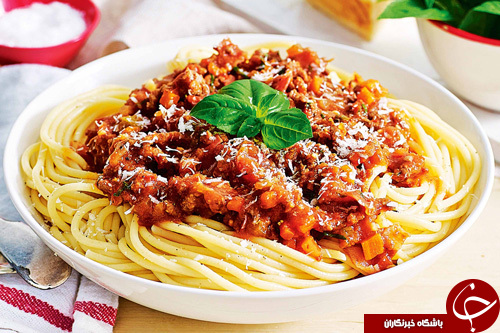 طرز تهیه اسپاگتی با سس بلونز