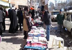 فعالیت 1000 نفر دستفروش غیربومی در سطح استان اردبیل