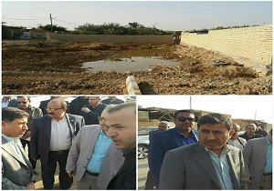 بازدید فرماندار آبادان  از روند بهسازی روستایی