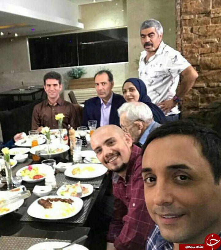 تصاویری از پشت صحنه مجموعه&zwnj;ی تلویزیونی 