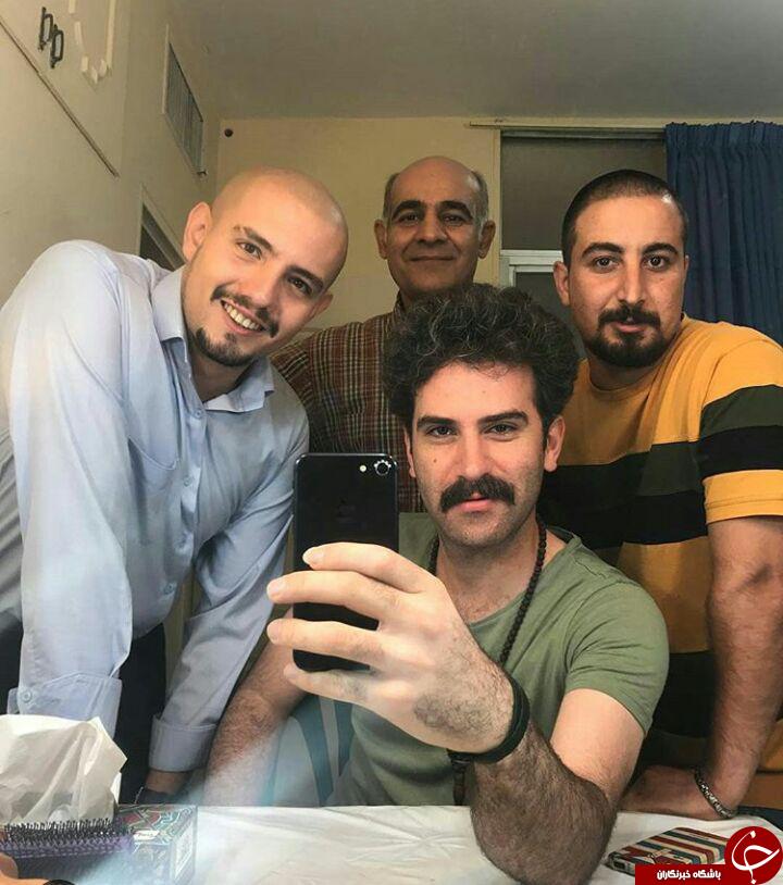تصاویری از پشت صحنه مجموعه&zwnj;ی تلویزیونی 