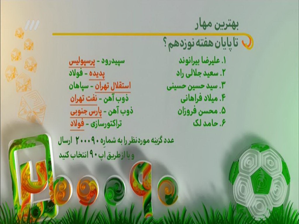 گزارش لحظه به لحظه برنامه نود