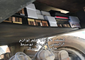 کشف و ضبط بیش از 1500 قلم کالای قاچاق آرایشی و بهداشتی