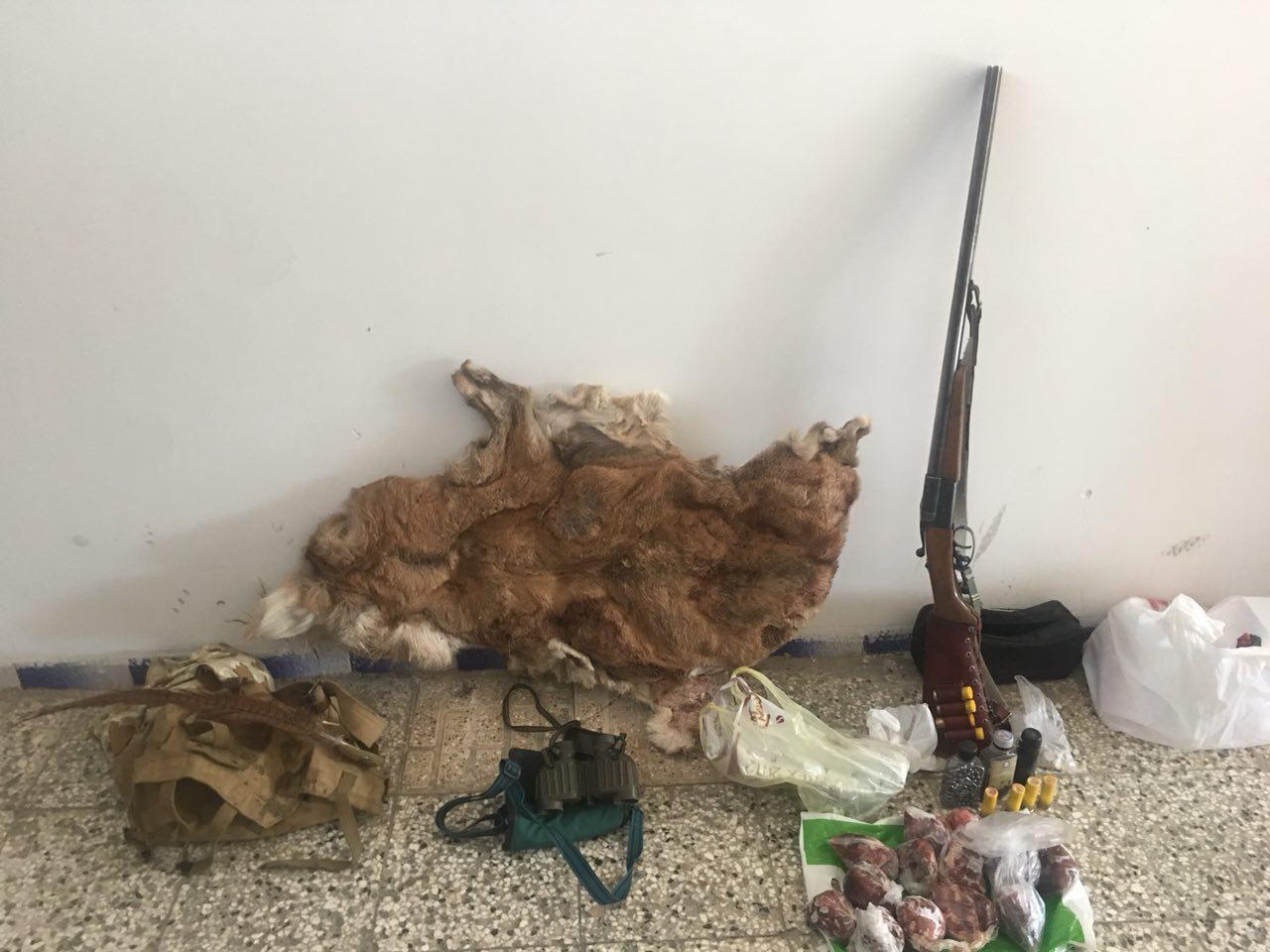 دستگیری شکارچی غیرمجاز حیوانات وحشی در درگز