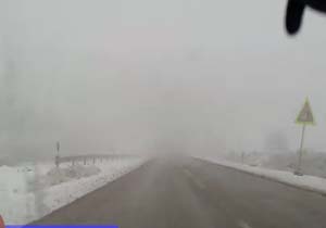 لحظات زیبای مه‌گرفتگی در بجنورد + فیلم