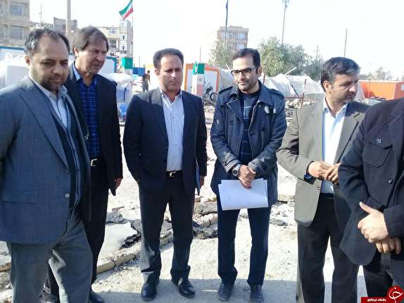 بازدید معاون عمرانی وزارت آموزش و پرورش از مدارس زلزله زده