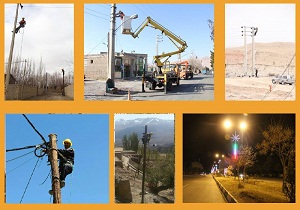 اجرای طرح بهینه سازی شبکه توزیع برق در دامغان