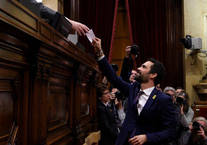 رئیس پارلمان کاتالونیا انتخاب شد