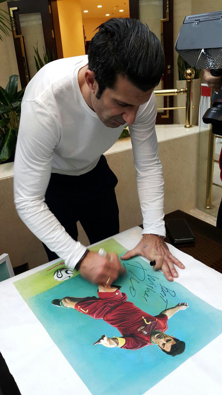 نقاشی امضاشده فیگو در خانه فرهنگ گویا + تصاویر