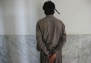 دستگیری سارق ساختمان نیمه کاره حین سرقت توسط پلیس