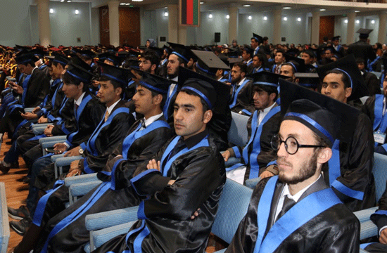 گزارش تصویری از مراسم فارغ التحصیلی دانشجویان &laquo;دانشگاه کابل&raquo;