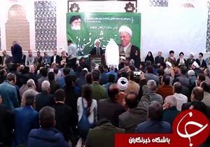 مراسم سالگرد آیت الله هاشمی رفسنجانی در قزوین