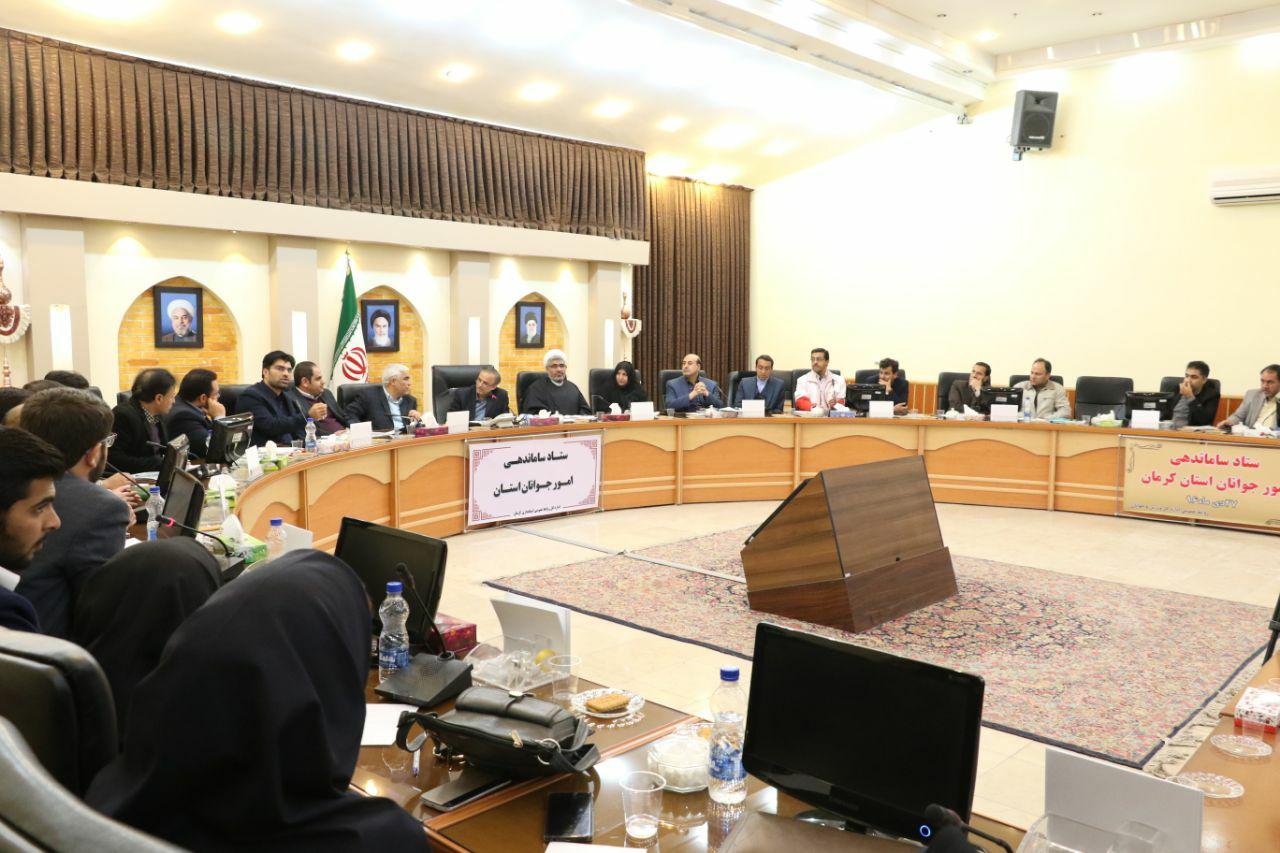 برگزاری ستاد ساماندهی امور جوانان در کرمان